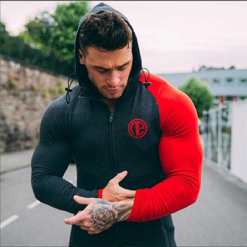 Long Sleeve Hooded Tight Hoodies-Osklay