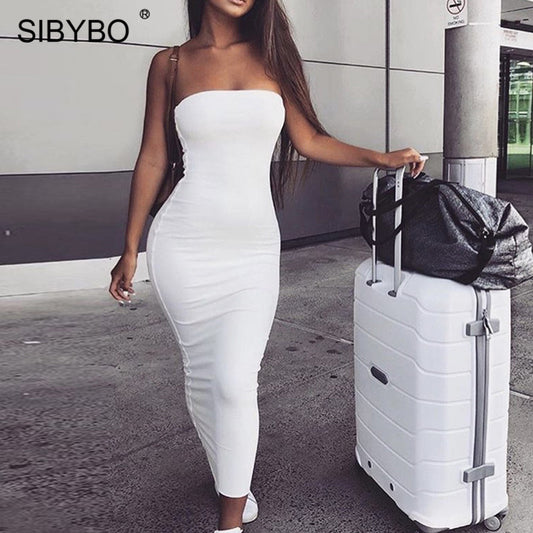 Sibybo Off Shoulder Strapless Women