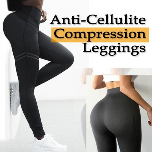Women High Waist Anti-Cellulite Compression Slim Leggings for Tummy Control and Running NYZ Shop